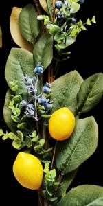 Lemon Blueberry Eucalyptus Garland
5'