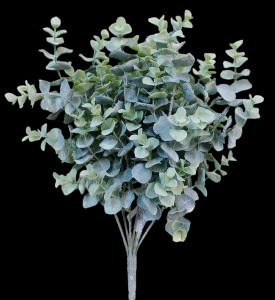 Natural Green Eucalyptus x 6 
14"
