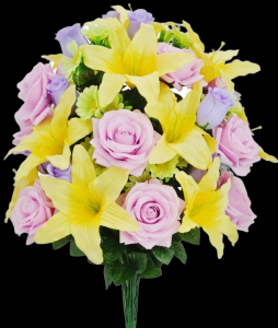 Pastel Mixed Lilium Rose x 36 
28"