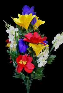 Spring Mix Mixed Dahlia Rose Lily Lilac x 24 
24"