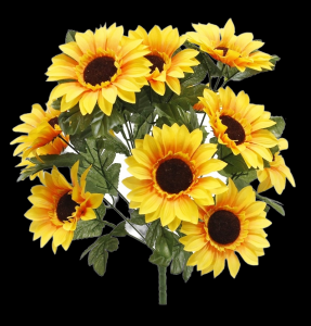 Sunflower x 14
21", 4.5" Blooms
