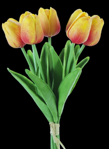 Yellow/Orange Tulip Bundle x 7 
12"