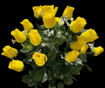 Yellow Rose Bud x 24 
24"