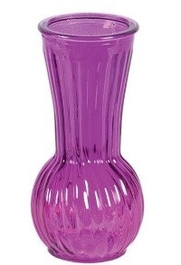 Purple Round Vase S/12
3" x 7" 7-496GLS/1PPL