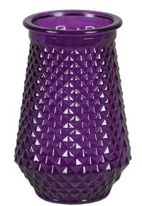 Purple Diamond Vase S/6
4" x 8.75" 7-780GLS/1PPL