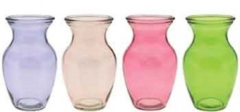 Assorted Color Rose Vase S/12
3.5" x 8" GS1175, Hand Wash Only!