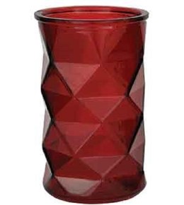 Ruby Red Clara Vase S/12
3.5" x 6" G1351,Hand Wash Only!
