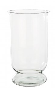 Recycled Glass Hurricane Vase S/6
7.75" x 13.5" GR3014