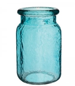 Blue Hammered Jar S/24
2.5" x 5.5" 3278