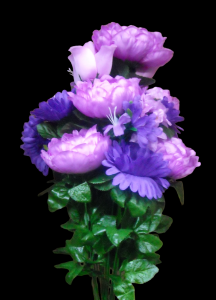Purple/Lilac Mixed Peony Gerbera Rose Bud x 24
24"