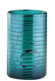 Blue/Green Spiral Cylinder
5.5" x 10"