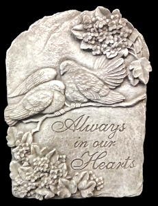 Always In Our Hearts with Doves 
12'' x 16'' 