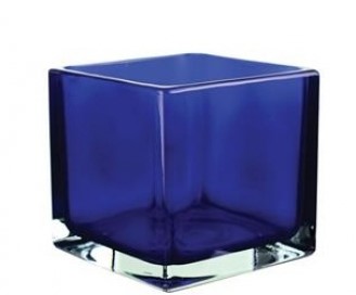 Cobalt Blue Cube Vase s/12
4" 3064