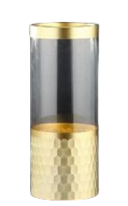 Gold Stripe Cylinder Vase
4.5" x 12"