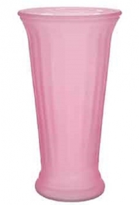 Pink Strawberry Slush Flare Vase S/6
5" x 10" GF2037, Hand Wash Only!