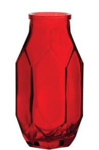 Ruby Red Argyle Vase S/24
1.5" x 6" 3652