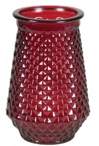 Ruby Red Diamond Vase S/6
4" x 8.75" 7-780GLS/1RD