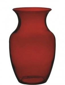 Ruby Red Rose Vase S/6
4" X 8" RBY999