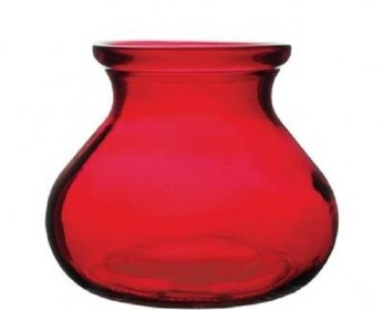 Ruby Red Rosie Posie Vase S/12
5" x 3.5" 3030