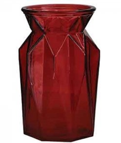 Ruby Red Sophia Vase S/12
7" G201, Hand Wash Only!