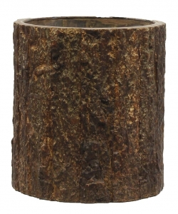 Wood Bark Look Glass Cylinder
3.25" x 3.25"