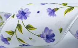 #40 Wired Purple Flowers In Bloom
2.5" x 50yd! 7222