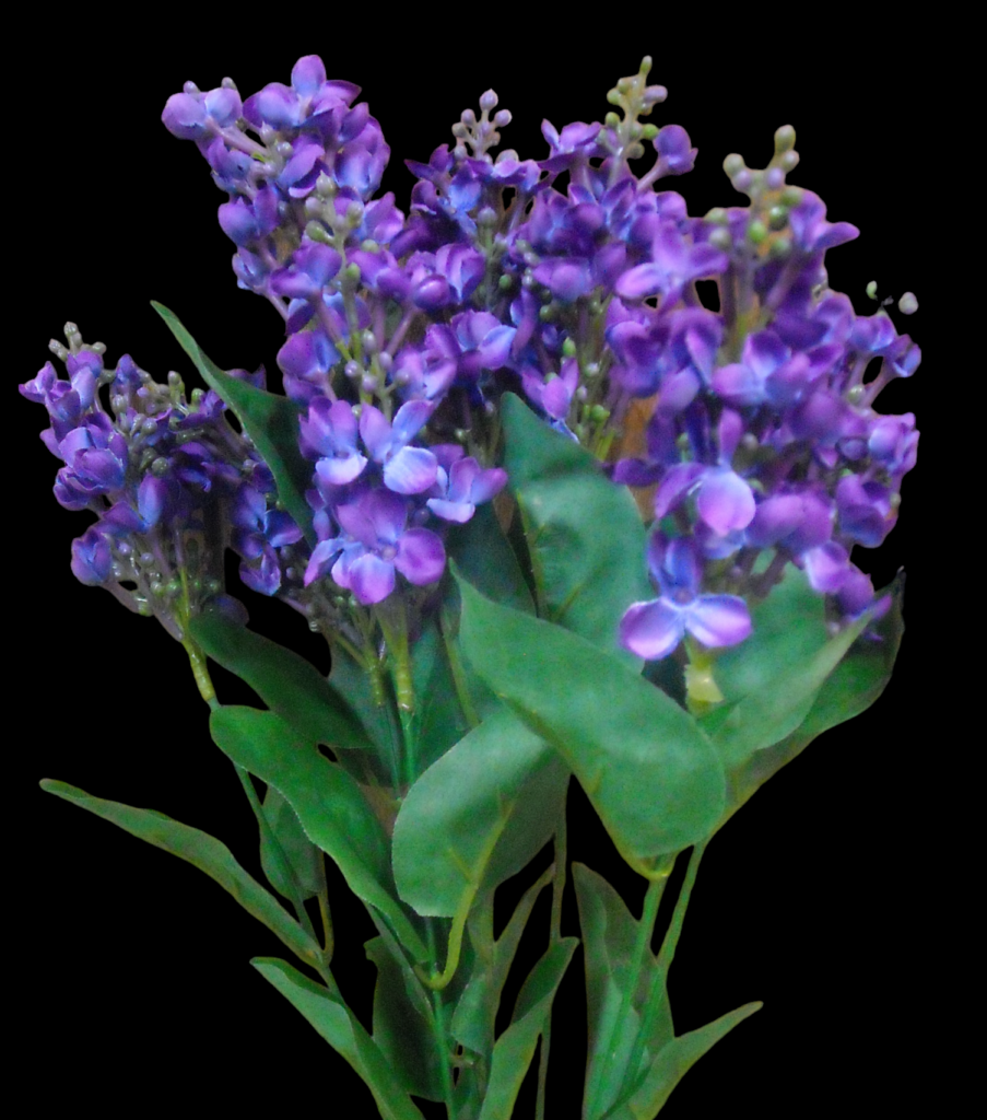 Purple Lilac x 9 
19"