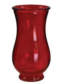 Ruby Red Tara Vase S/8 
4" x 9" G4100