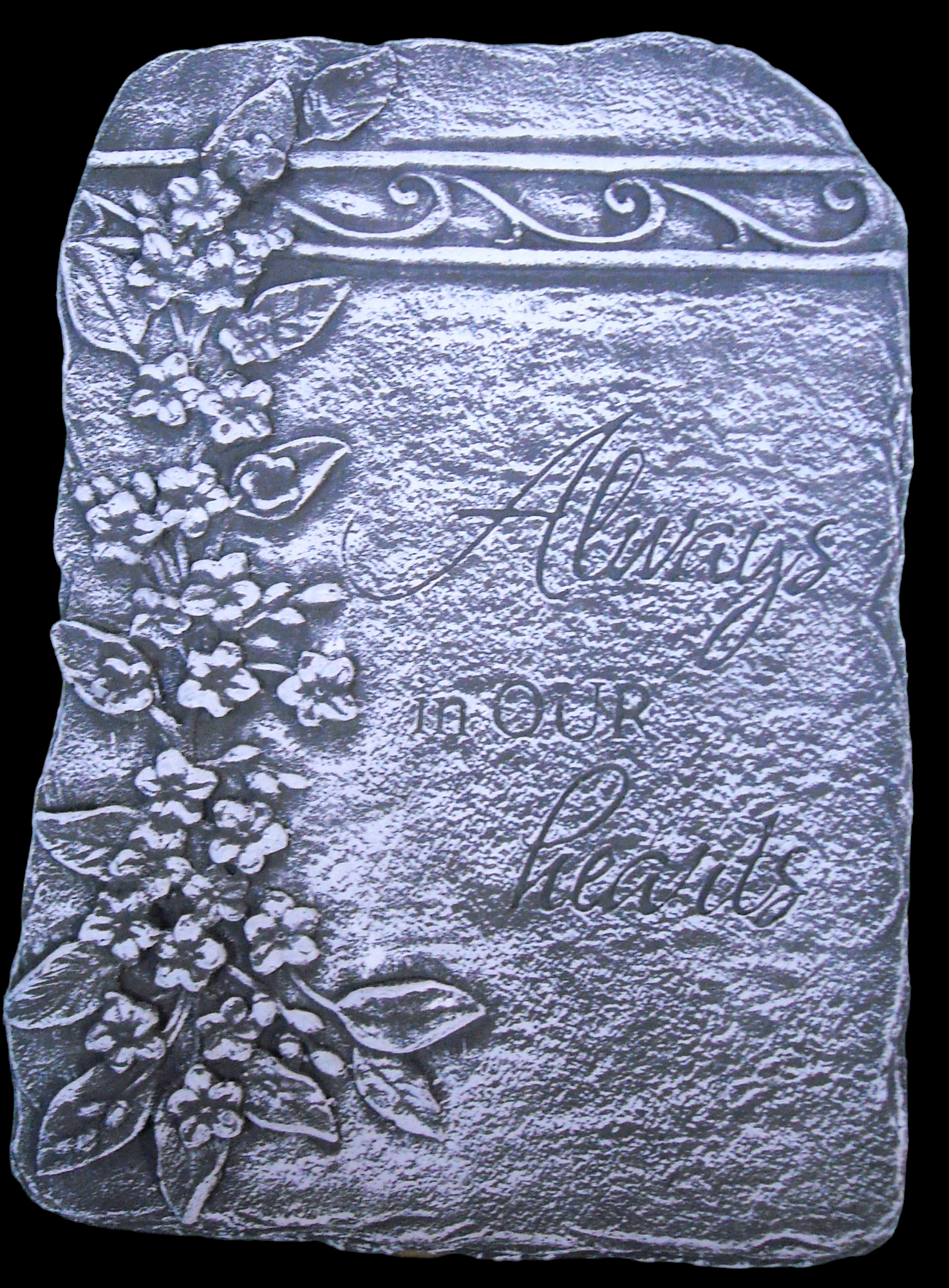  Always In Our Hearts Memorial Stone
10" x 14" 