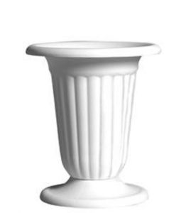 White #84 Pedestal Urn 8″ x 11″