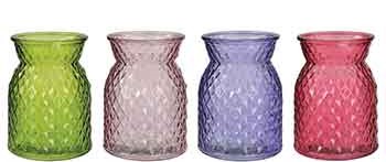 Assorted Color Olivia Vase S/12
3.5" x 6.5" G3862