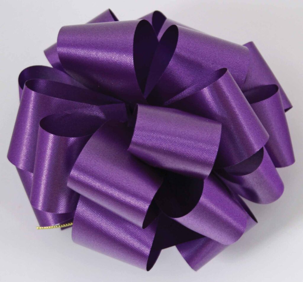 Purple Flora Satin 