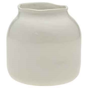 White Ceramic Choke Vase 3.5" x 6"
24845