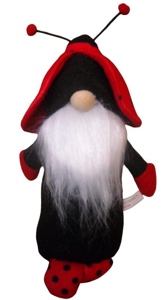 Lady Bug Hat Gnome 10" 492034