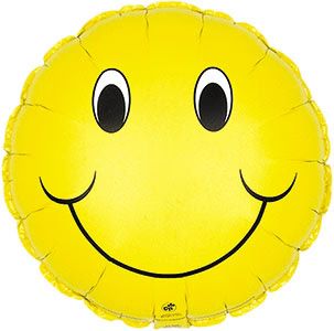 Smiley Face Mylar 18" 4845.SMLY