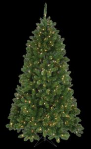 Lit Deluxe Oregon Fir Tree 6.5',46" Diameter, 350 Lights 98580