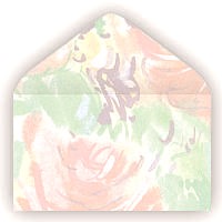 #63 Floral Mist Envelope No Eyelet Box/500 4.25" x 2.5" 37375.FLR 