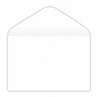 #56 White Envelope No Eyelet Box/500 4.5" x 3" 3735