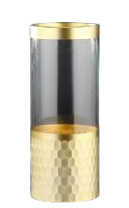 Gold Stripe Cylinder Vase
4.5" x 12" 8227