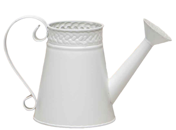 White Metal Working Watering Can
3" x 8.5" 273715