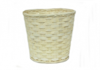 Whitewashed Bamboo Pot Cover 
3 Sizes 